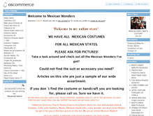 Tablet Screenshot of mexicanwonders.com